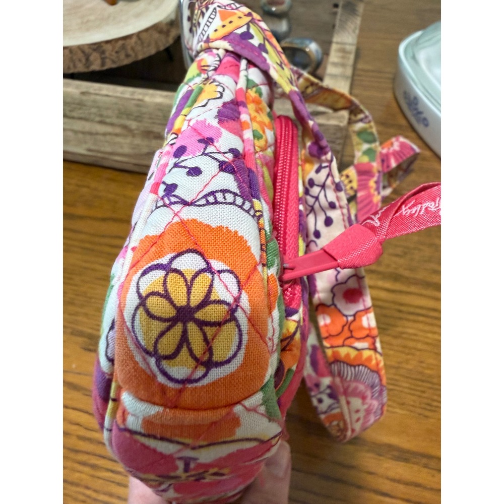 Vera Bradley Little Hipster Crossbody Bag in Clementine floral and paisley - Picture 9 of 16